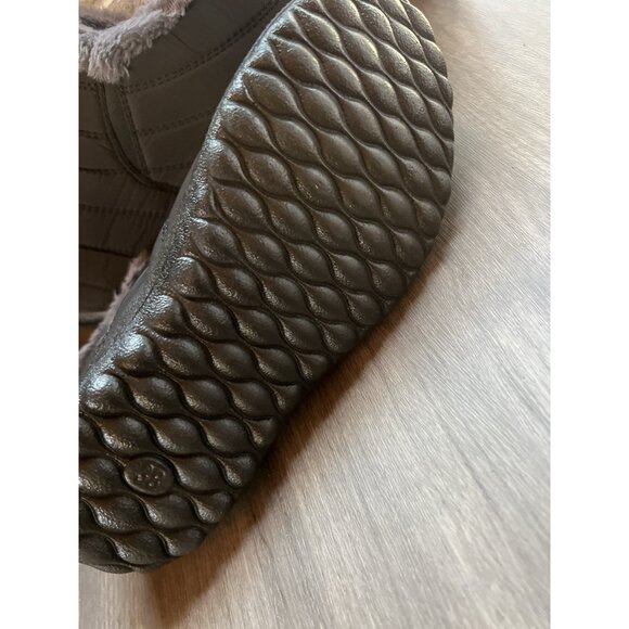 Alicegana Black Winter Snow Boots Faux Fur Lined Ankle Booties Women’s 38 7US - Picture 7 of 12